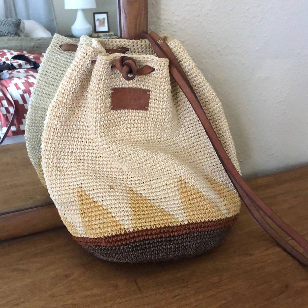 Made By Minga Straw Crossbody Bag